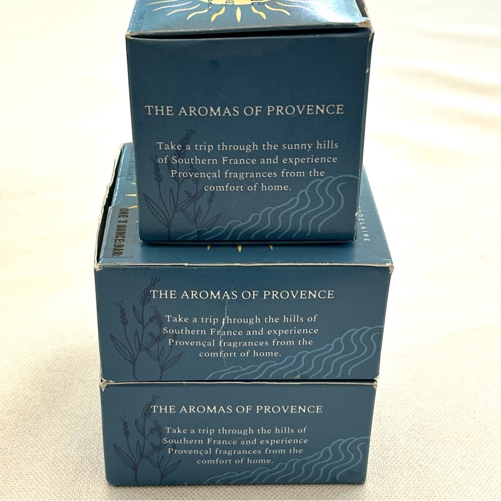 BARE Baudelaire Jasmine Artisan Soap 4 Bars 2 - 7oz & 2 - 2.7oz Made in France - Picture 12 of 16